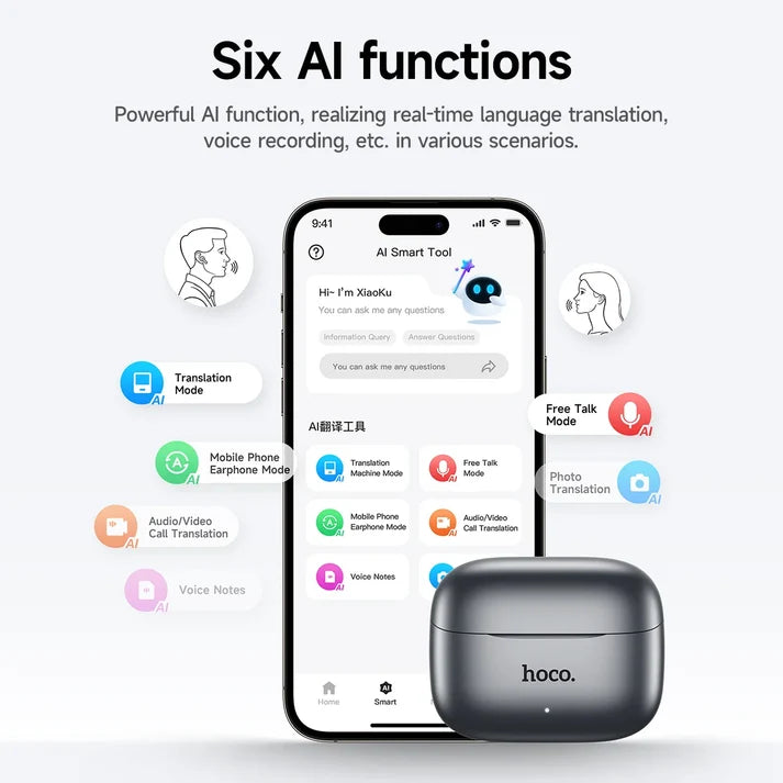 Hoco EQ27 AI Translation Wireless Earbuds