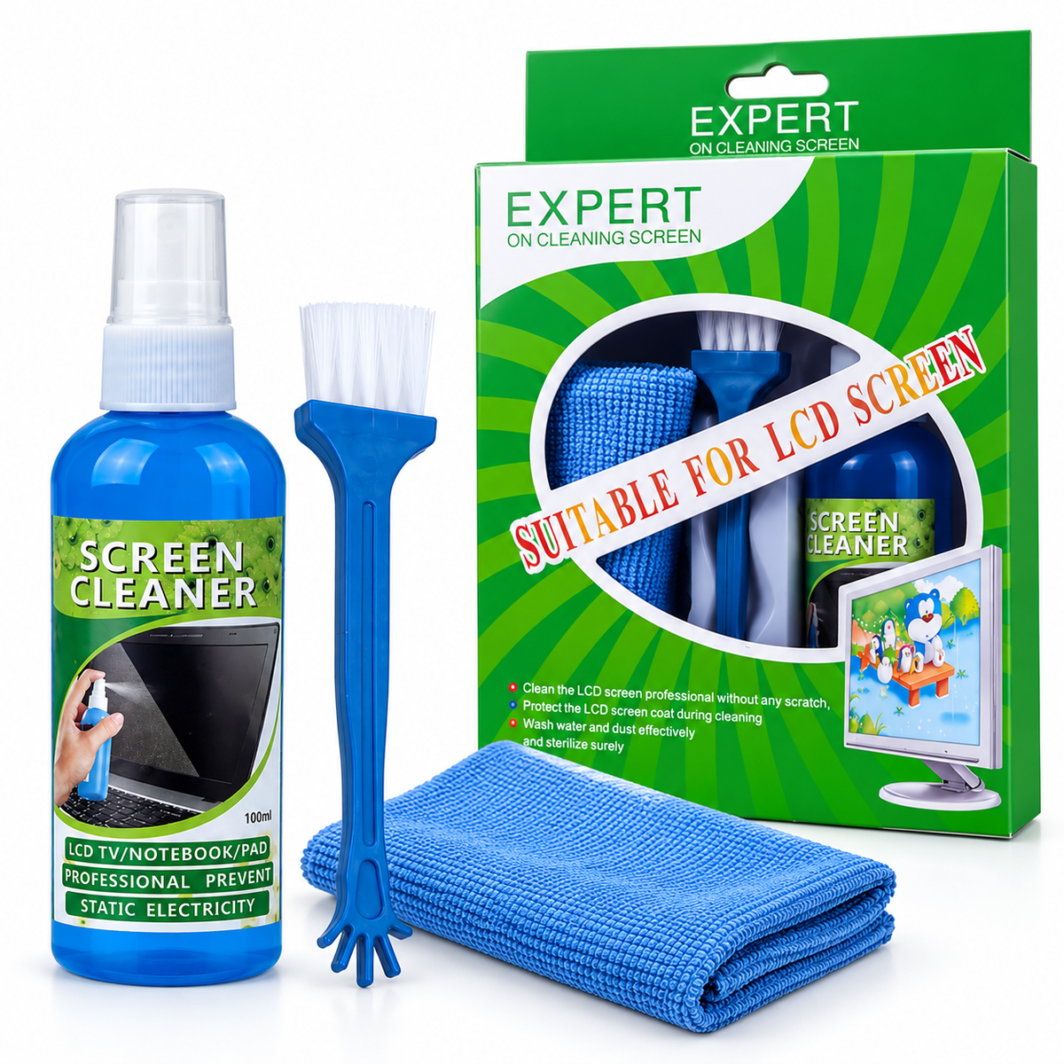 Expert LCD Screen Cleaning Kit – 3-in-1