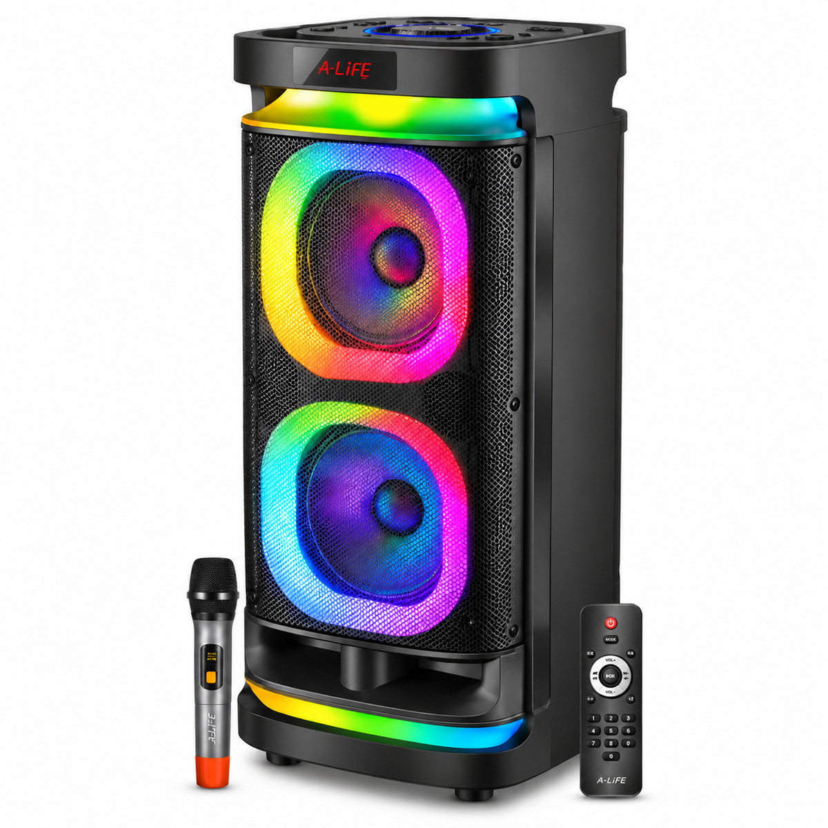 MD-817 Dual 8" Portable Party Speaker