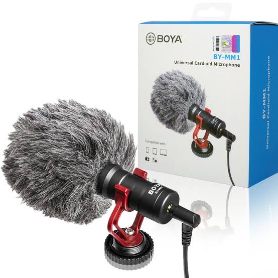 BOYA BY-MM1 Universal Cardioid Microphone – Professional Video & Audio Recording