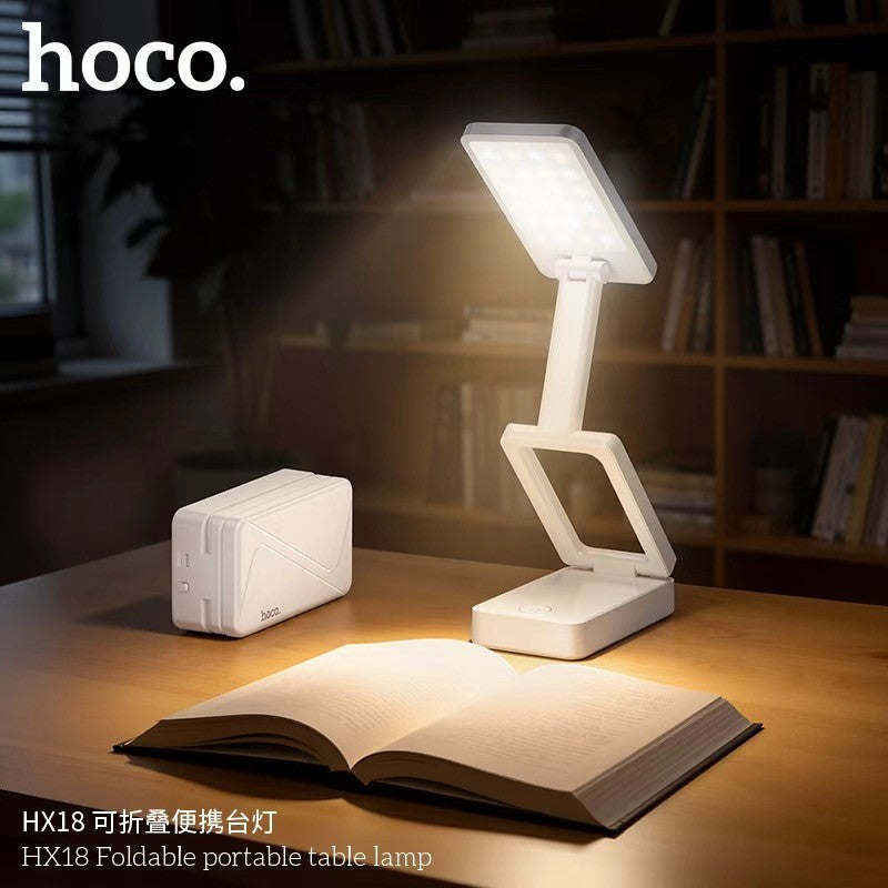 HOCO HX18 Tri-Axis Rotating Foldable Rechargeable LED Desk Lamp