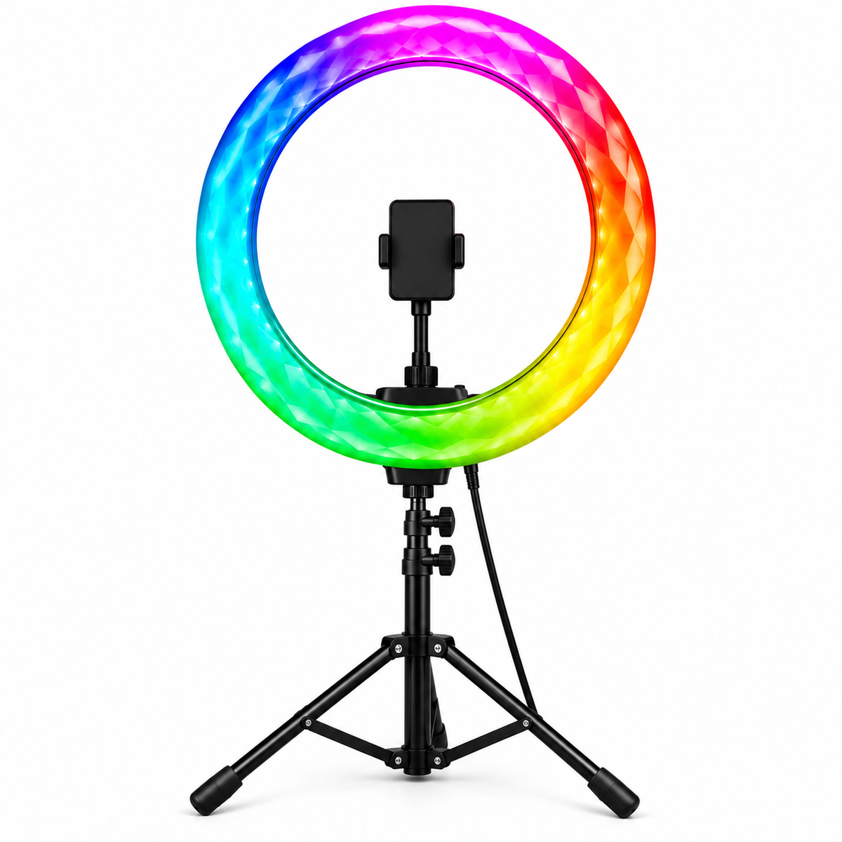 3D RGB Ring Light with Tripod & Remote Control