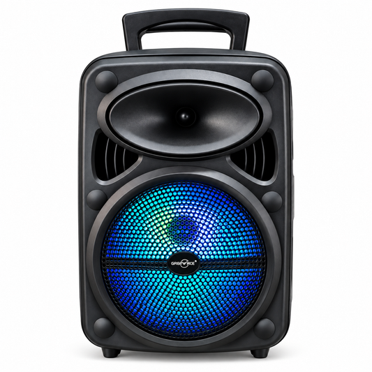 Greatnice 8" Portable Wireless Speaker with 2 Mics