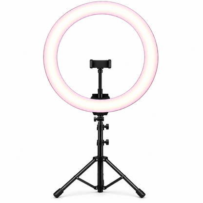 Professional LED Ring Light with Adjustable Tripod Stand & Phone Holder
