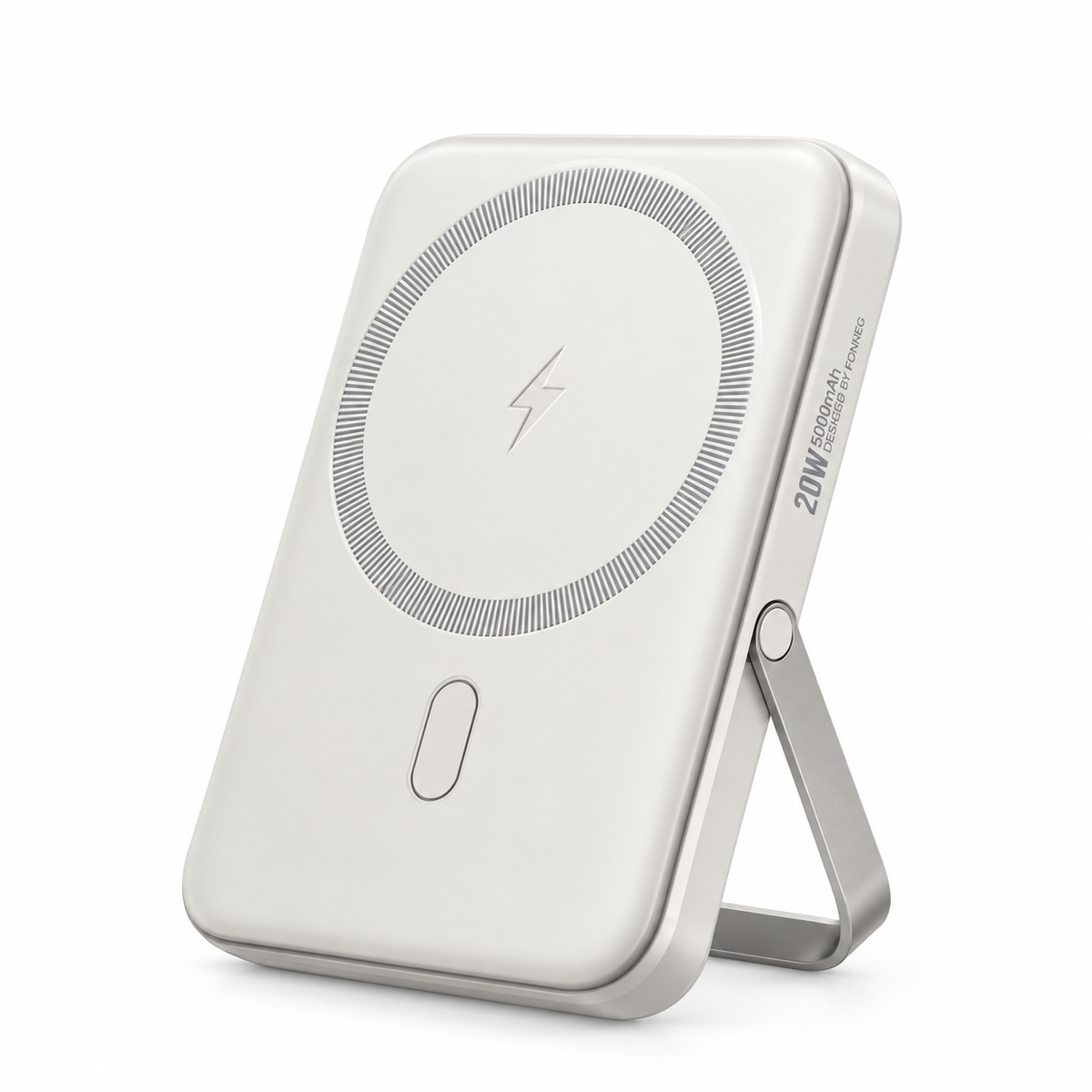 FONENG 5000mAh Magnetic Wireless Power Bank with Stand – 20W