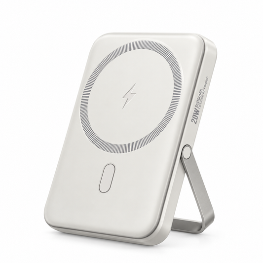FONENG 5000mAh Magnetic Wireless Power Bank with Stand – 20W