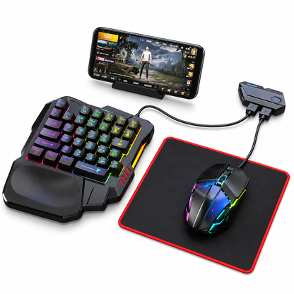 5-in-1 Mobile Gaming Combo Pack Mouse, Keyboard