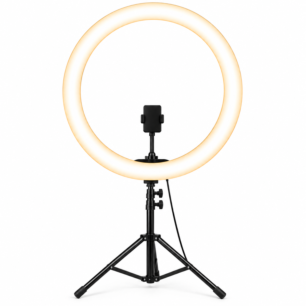 LED Ring Light with Tripod & Phone Holder