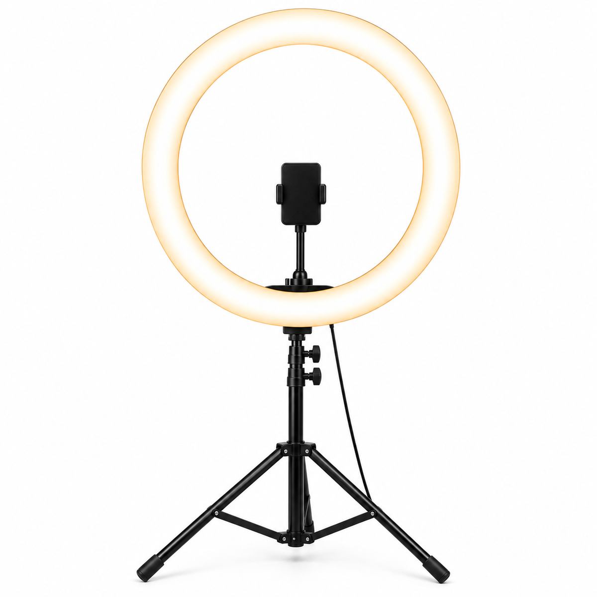 LED Ring Light with Tripod & Phone Holder