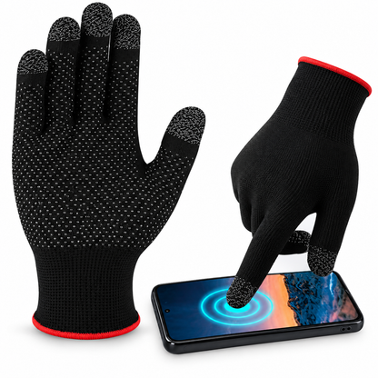 E-Sports Touchscreen Gaming Gloves – Black