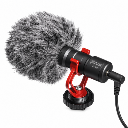 BOYA BY-MM1 Universal Cardioid Microphone – Professional Video & Audio Recording