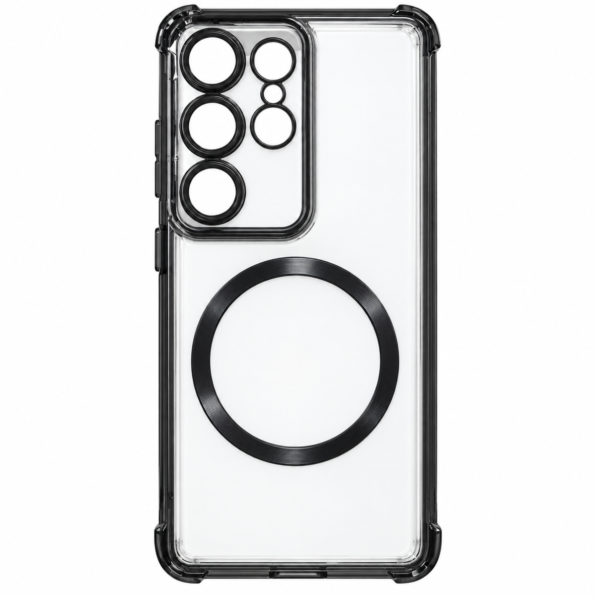 Samsung Galaxy S25 Ultra Magnetic Clear Case – Shockproof Protection with Camera Lens Protection
