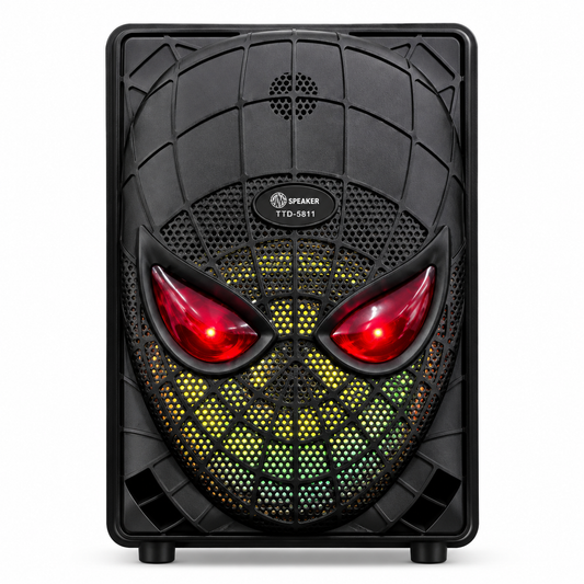 TTD-5811 / TTD-5812 8" Portable Speaker – Wireless Speaker with LED Lights & Microphone