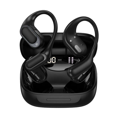 HOCO EA11 Digital Display Open-Ear Wireless Earbuds – 8H Battery Life & Comfortable Ear-Hook Design