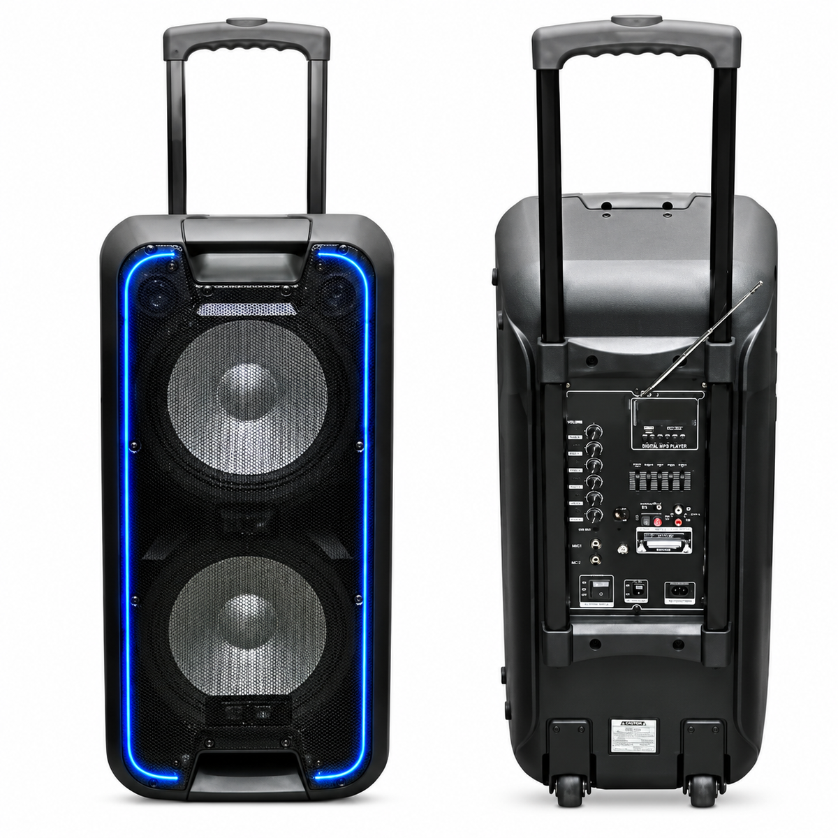 Meirende MRD-1010J Dual 10" Portable RGB Speaker