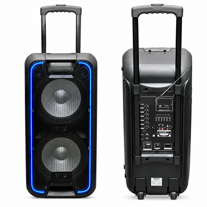 Meirende MRD-1010J Dual 10" Portable RGB Speaker