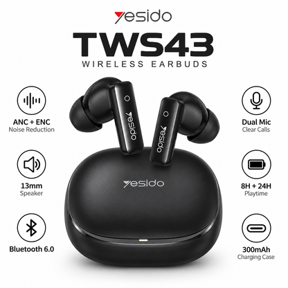 Yesido TWS43 ANC Wireless Earbuds
