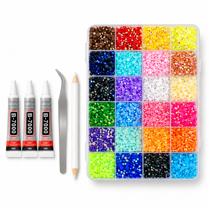 DIY Crystal iPhone Case Kit – 3 Silicone Covers