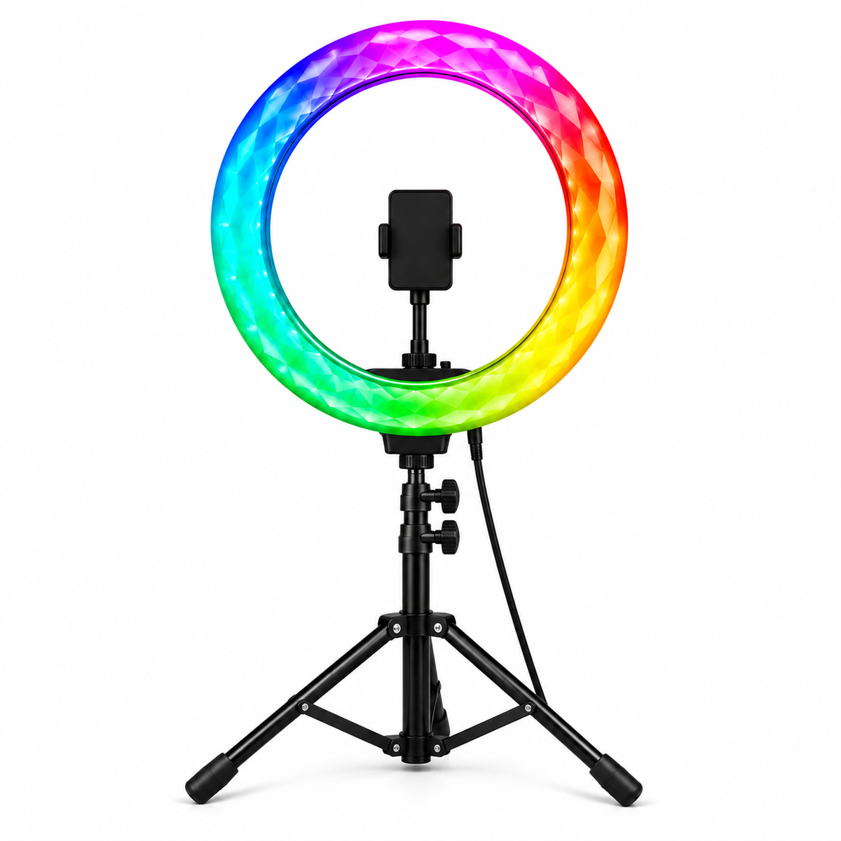3D RGB Ring Light with Tripod & Remote Control