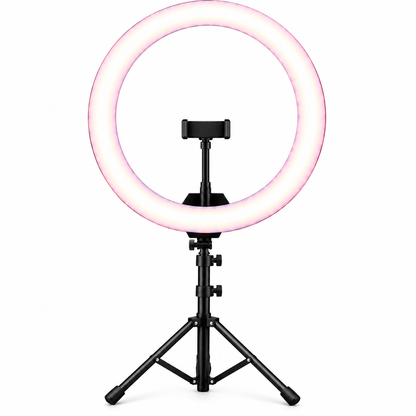 Professional LED Ring Light with Adjustable Tripod Stand & Phone Holder