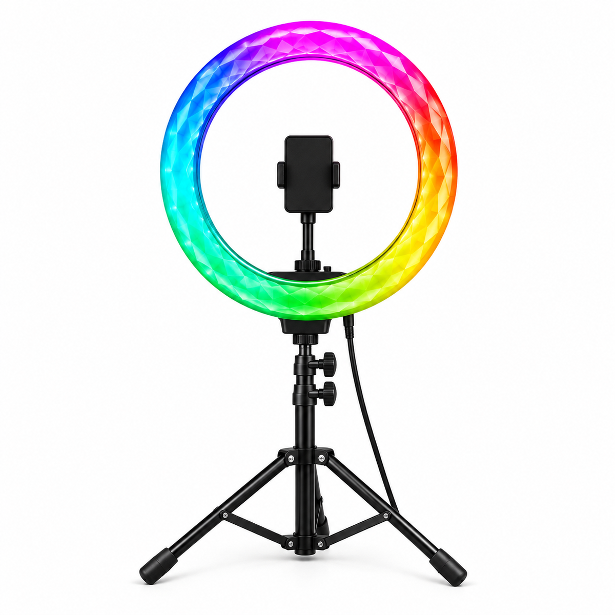 3D RGB Ring Light with Tripod & Remote Control