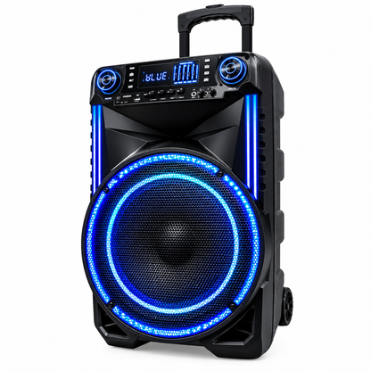 Meirende MRD-303 15" Speaker with 2 Wireless Mics