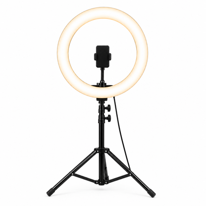 LED Ring Light with Tripod & Phone Holder