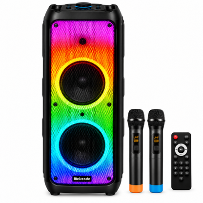 Meirende MRD-1010J Dual 10" Portable RGB Speaker