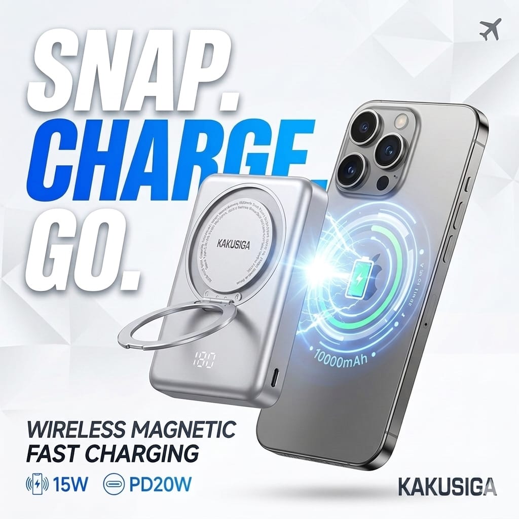 Kakusiga KSC-1274 Magnetic Power Bank 10000mAh