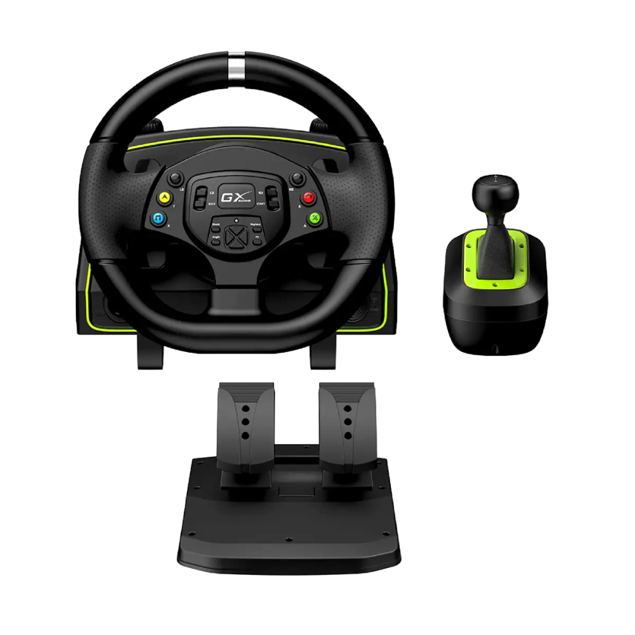 Genius 1080° Vibration Feedback Racing Wheel with Shifter