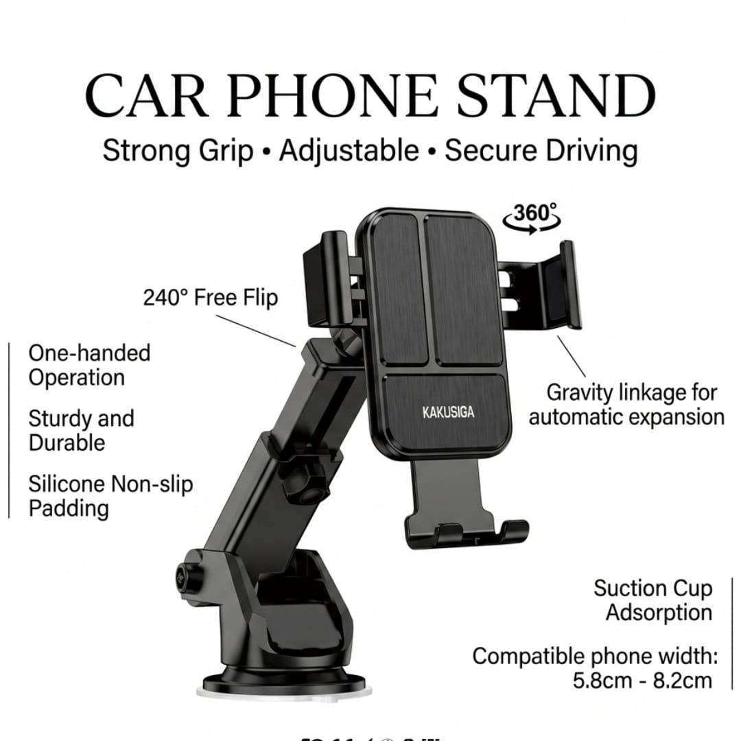 Kakusiga Adjustable Car Phone Holder