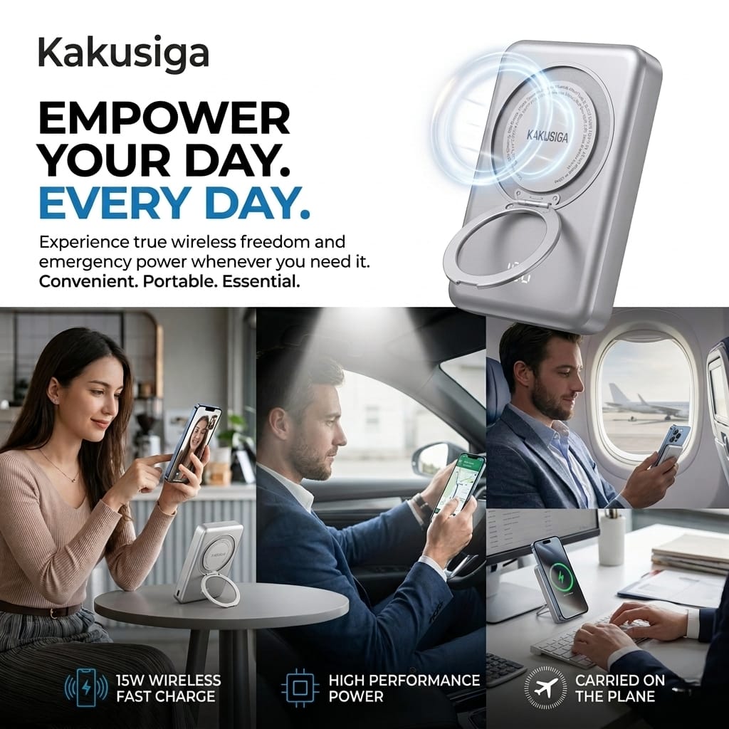 Kakusiga KSC-1274 Magnetic Power Bank 10000mAh
