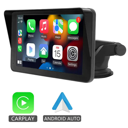 7-Inch Car Multimedia Monitor with Rear Camera Support