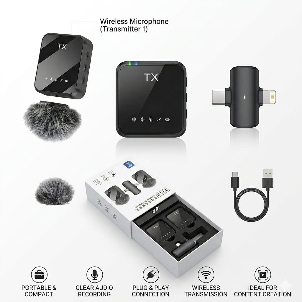 F15-2 Wireless Microphone – Crystal Clear Sound