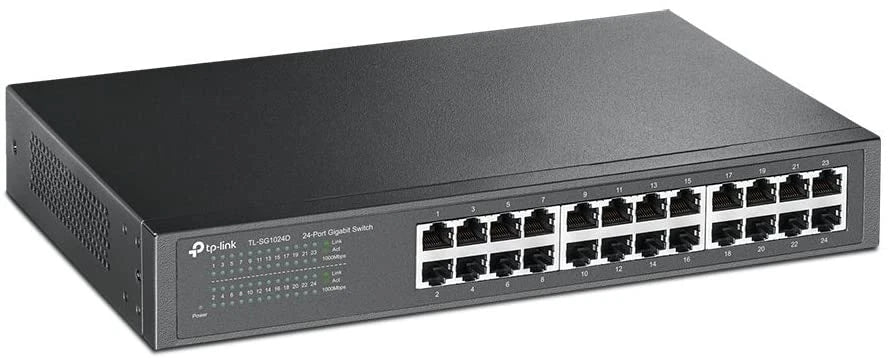 TP-Link Switch 24 Port Gigabit, Rackmountable